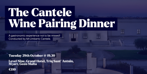 Cantele Wine Pairing Dinner